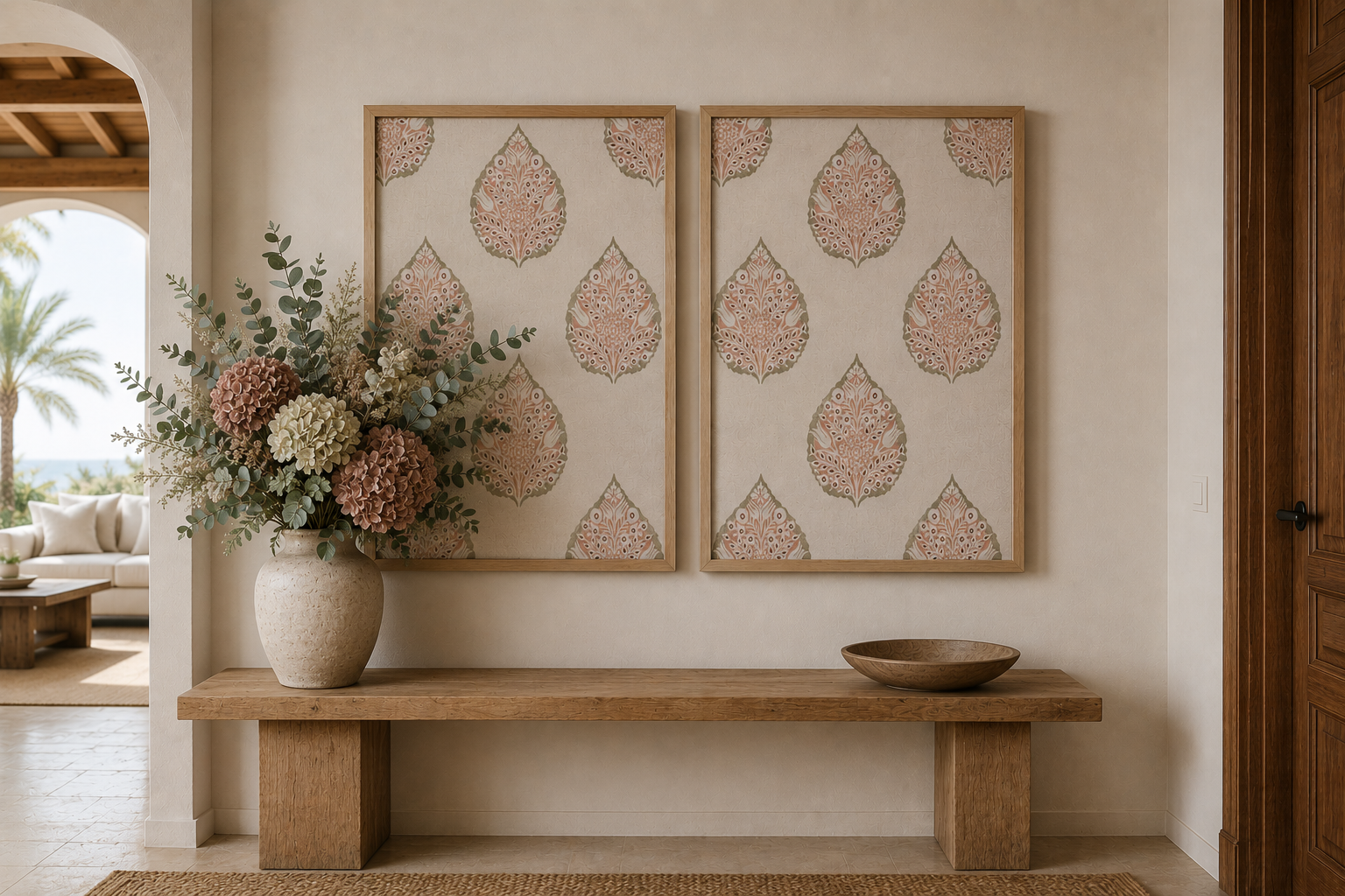 LINO HOJA ROSE